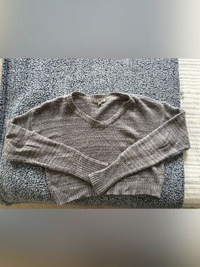 bp Grey V-Neck Sweater